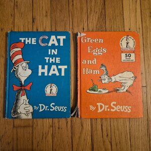 2 Vintage Dr Seuss Books--Hardback